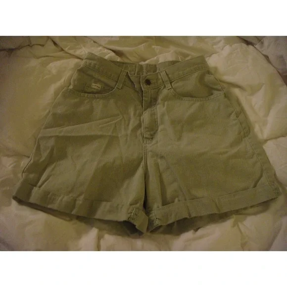 Vintage Denim Riders light blue womens 10M mom shorts higher waisted - Picture 1 of 9